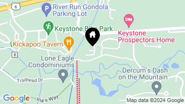 Map of 75 Hunki Dori Court E301, KEYSTONE CO, 80435