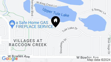 Map of 4694 Tule Lake Drive, Littleton CO, 80123