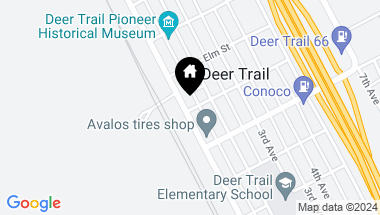 Map of 604 1st Avenue, Deer Trail CO, 80105