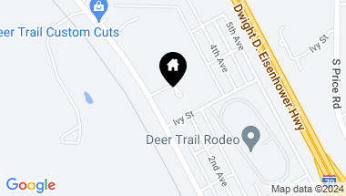 Map of 1171 2nd Avenue, Deer Trail CO, 80105