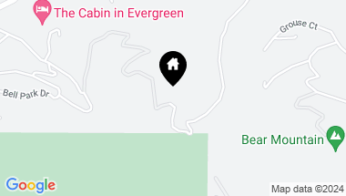 Map of Fern Gulch Road, Evergreen CO, 80439