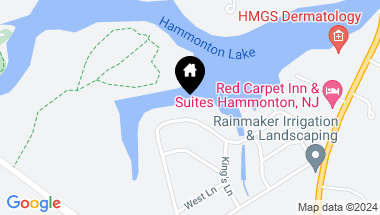 Map of 119 Lakeshore Dr, Hammonton NJ, 08037