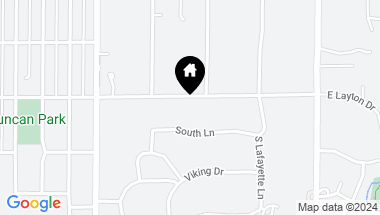 Map of 1110 E Layton Avenue, Cherry Hills Village CO, 80113