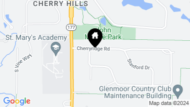 Map of 2550 Cherryridge Rd, Englewood CO, 80113