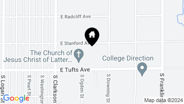 Map of 1010 E Stanford Avenue, Englewood CO, 80113