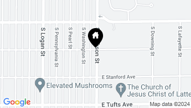 Map of 4411 S Clarkson Street, Englewood CO, 80113