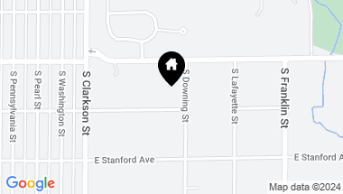 Map of 1175 E Radcliff Avenue, Cherry Hills Village CO, 80113