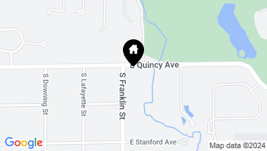 Map of 1600 E Quincy Avenue, Cherry Hills Village CO, 80113