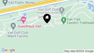 Map of 1568 Golf Terrace, N 48, Vail CO, 81657
