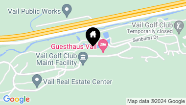 Map of 1367 VAIL VALLEY DR Unit: W, Vail CO, 81657