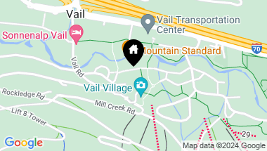 Map of 174 Gore Creek Drive, 259, Vail CO, 81657
