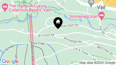 Map of 355 Forest Road, B, Vail CO, 81657