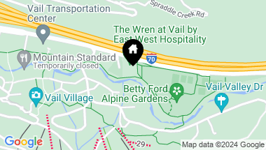 Map of 500 S Frontage, 110, Vail CO, 81657