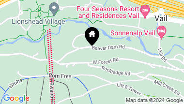 Map of 344 Beaver Dam Road, Vail CO, 81657