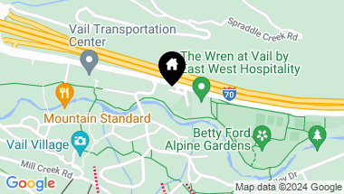 Map of 430 S Frontage Road E, 406, Vail CO, 81657