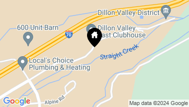 Map of 983 Straight Creek DRIVE 101, DILLON CO, 80435