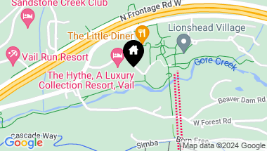 Map of 680 Lionshead, 206, Vail CO, 81657