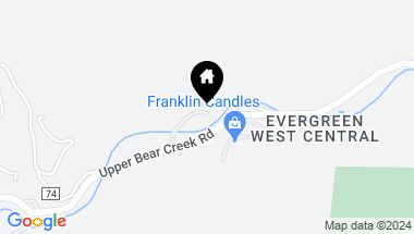 Map of 32453 Upper Bear Creek Road, Evergreen CO, 80439