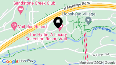 Map of 715 W Lionshead Place, 593/595, Vail CO, 81657