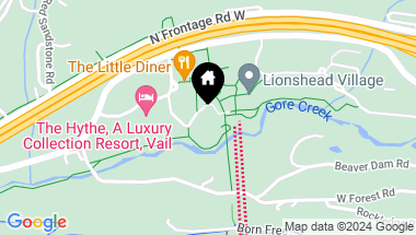 Map of 660 Lionshead Place, 325, Vail CO, 81657