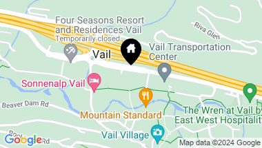 Map of 141 E Meadow Drive, PENTHOUSE C WEST, Vail CO, 81657