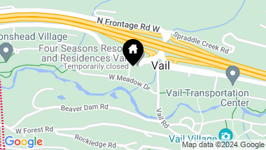 Map of 1 Vail Road Unit: 4103F, Vail CO, 81657