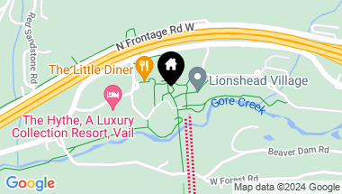Map of 675 Lionshead, 374, Vail CO, 81657