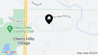 Map of 25 Cherry Hills Park Drive, Cherry Hills Village CO, 80113