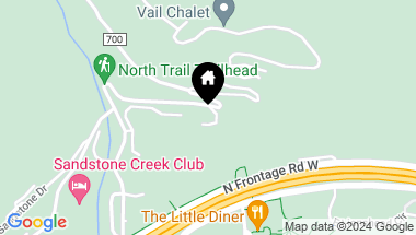 Map of 736 Sandy Lane, 1, Vail CO, 81657