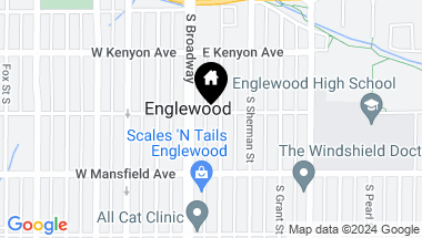 Map of 3801 S Lincoln Street, Englewood CO, 80113