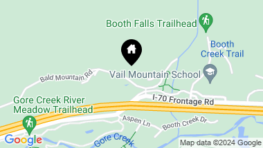 Map of 2805 Bald Mountain Road, Vail CO, 81657