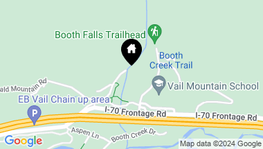 Map of 2960 Manns Ranch Road, B, Vail CO, 81657