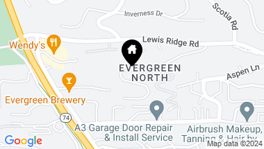 Map of 30572 Sun Creek Drive, Evergreen CO, 80439