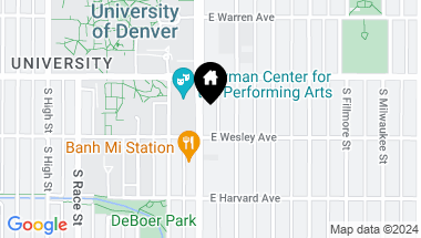 Map of 2374 S University Boulevard Unit: 412, Denver CO, 80210
