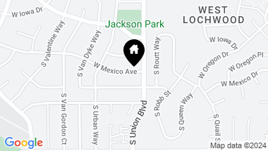 Map of 12020 W Mexico Avenue, Lakewood CO, 80228