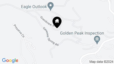 Map of 24889 Grandview Avenue, Golden CO, 80401