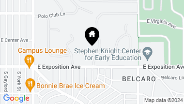 Map of 3 Polo Club Drive, Denver CO, 80209
