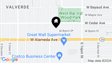 Map of 265 S Yuma Street, Denver CO, 80223