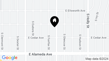 Map of 137 S Forest Street, Denver CO, 80246