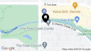 Map of 2400 E Cherry Creek South Drive Unit: 105, Denver CO, 80209