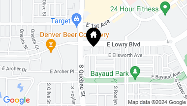Map of 7369 E Ellsworth Avenue, Denver CO, 80230