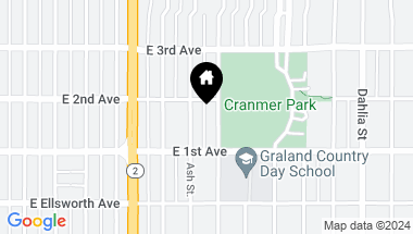 Map of 157 Bellaire Street, Denver CO, 80220