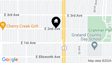 Map of 175 Harrison Street, Denver CO, 80206