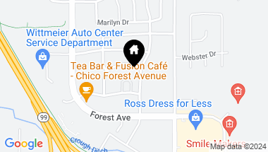 Map of 2296 Bar Triangle Street, Chico CA, 95928