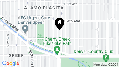 Map of 325 N Downing Street, Denver CO, 80218