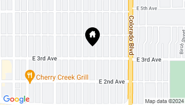 Map of 317 Garfield Street, Denver CO, 80206