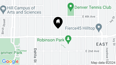 Map of 315 Fairfax Street, Denver CO, 80220