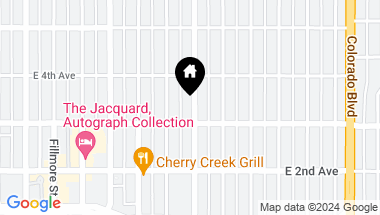 Map of 325 Cook Street, Denver CO, 80206