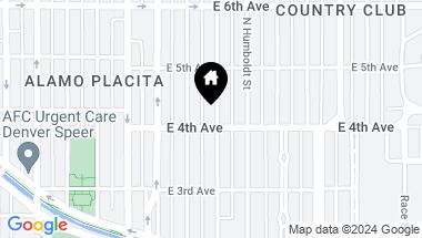 Map of 411 N Lafayette Street, Denver CO, 80218