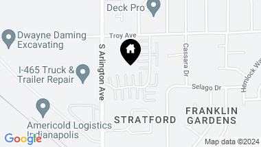 Map of 6090 Wildcat Drive Unit: 3G, Indianapolis IN, 46203